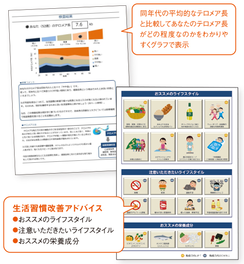 テロメア検査の結果